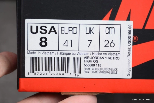 Cheap Blue Retro 1 OG Air Jordan 555088-115 Moon High 0629
